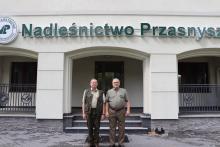 Jubileusz 40-lecia pracy dwóch pracowników Nadleśnictwa Przasnysz