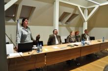 W Nadleśnictwie Przasnysz zdobywali wiedzę na temat sokoła wędrownego