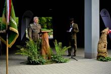 Uroczysta narada olsztyńskich leśników w Wilczym Szańcu