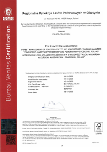 Certyfikat FSC